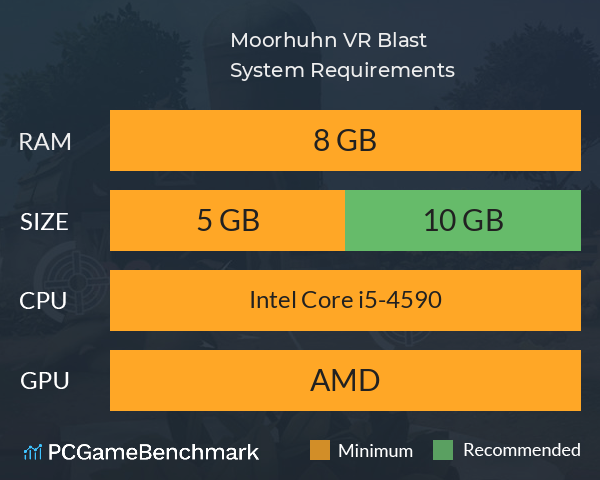 Moorhuhn VR Blast System Requirements PC Graph - Can I Run Moorhuhn VR Blast Moorhuhn VR Blast System Requirements PC Graph - Can I Run Moorhuhn VR Blast