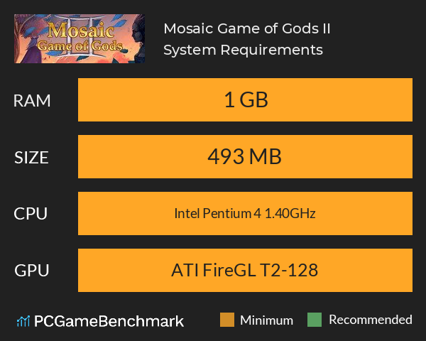 Mosaic: Game of Gods II System Requirements PC Graph - Can I Run Mosaic: Game of Gods II Mosaic: Game of Gods II System Requirements PC Graph - Can I Run Mosaic: Game of Gods II
