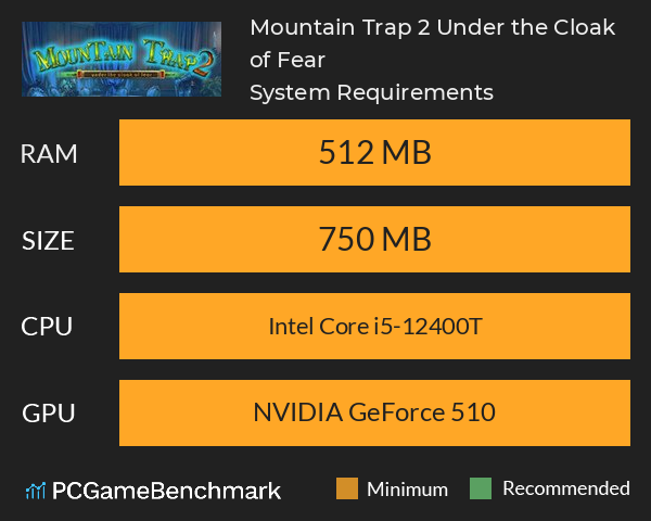 Mountain Trap 2: Under the Cloak of Fear System Requirements PC Graph - Can I Run Mountain Trap 2: Under the Cloak of Fear Mountain Trap 2: Under the Cloak of Fear System Requirements PC Graph - Can I Run Mountain Trap 2: Under the Cloak of Fear