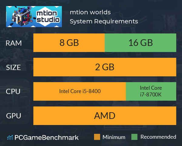 mtion worlds System Requirements PC Graph - Can I Run mtion worlds mtion worlds System Requirements PC Graph - Can I Run mtion worlds