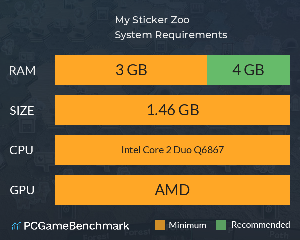 My Sticker Zoo System Requirements PC Graph - Can I Run My Sticker Zoo My Sticker Zoo System Requirements PC Graph - Can I Run My Sticker Zoo