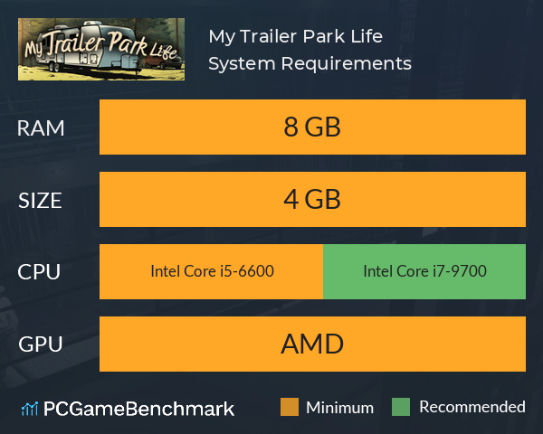 My Trailer Park Life System Requirements PC Graph - Can I Run My Trailer Park Life My Trailer Park Life System Requirements PC Graph - Can I Run My Trailer Park Life