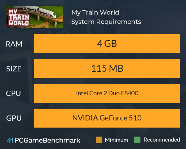 My Train World System Requirements PC Graph - Can I Run My Train World My Train World System Requirements PC Graph - Can I Run My Train World