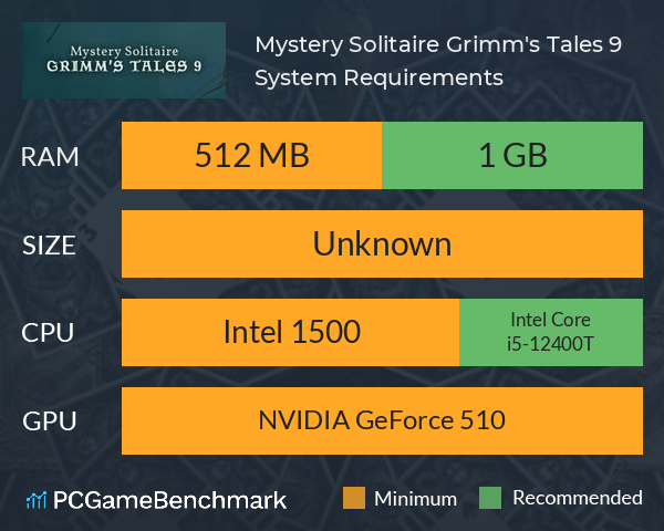 Mystery Solitaire. Grimm's Tales 9 System Requirements PC Graph - Can I Run Mystery Solitaire. Grimm's Tales 9 Mystery Solitaire. Grimm's Tales 9 System Requirements PC Graph - Can I Run Mystery Solitaire. Grimm's Tales 9