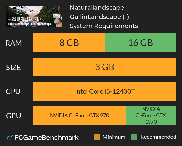 Naturallandscape - GuilinLandscape (自然景观系列-桂林山水) System Requirements PC Graph - Can I Run Naturallandscape - GuilinLandscape (自然景观系列-桂林山水)