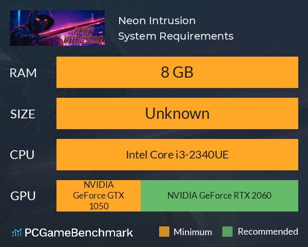Neon Intrusion System Requirements PC Graph - Can I Run Neon Intrusion