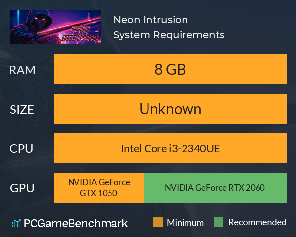 Neon Intrusion System Requirements PC Graph - Can I Run Neon Intrusion Neon Intrusion System Requirements PC Graph - Can I Run Neon Intrusion