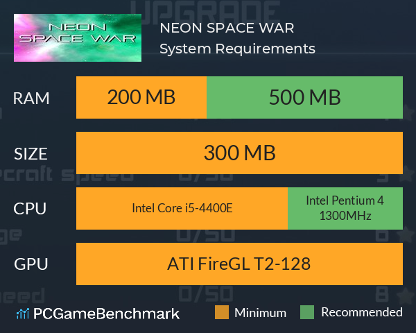 NEON SPACE WAR System Requirements PC Graph - Can I Run NEON SPACE WAR NEON SPACE WAR System Requirements PC Graph - Can I Run NEON SPACE WAR