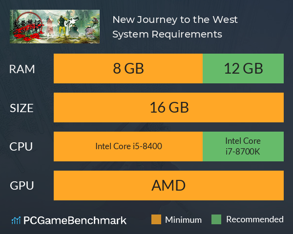 New Journey to the West System Requirements PC Graph - Can I Run New Journey to the West New Journey to the West System Requirements PC Graph - Can I Run New Journey to the West