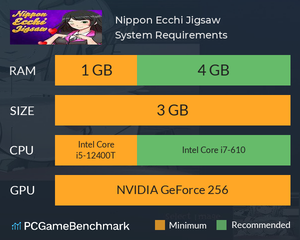 Nippon Ecchi Jigsaw System Requirements PC Graph - Can I Run Nippon Ecchi Jigsaw Nippon Ecchi Jigsaw System Requirements PC Graph - Can I Run Nippon Ecchi Jigsaw