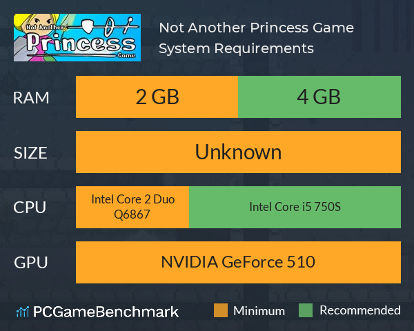 Not Another Princess Game System Requirements PC Graph - Can I Run Not Another Princess Game Not Another Princess Game System Requirements PC Graph - Can I Run Not Another Princess Game