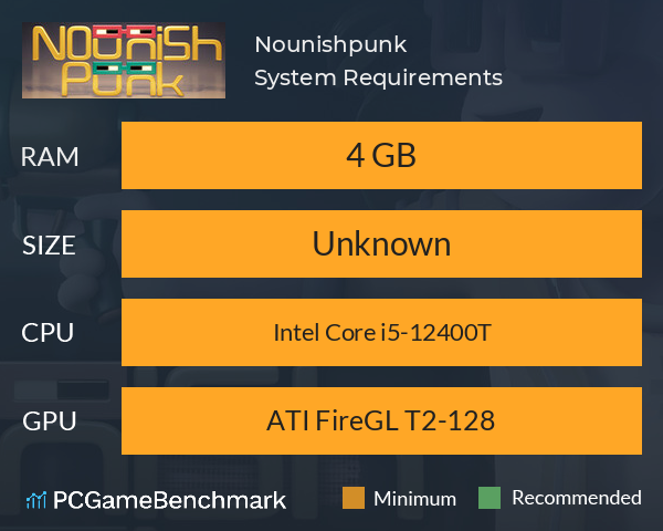 Nounishpunk System Requirements PC Graph - Can I Run Nounishpunk Nounishpunk System Requirements PC Graph - Can I Run Nounishpunk
