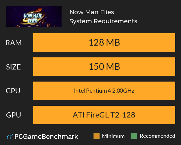 Now Man Flies System Requirements PC Graph - Can I Run Now Man Flies Now Man Flies System Requirements PC Graph - Can I Run Now Man Flies