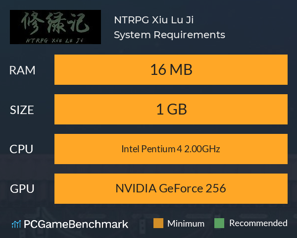 [NTRPG] Xiu Lu Ji 修绿记 System Requirements PC Graph - Can I Run [NTRPG] Xiu Lu Ji 修绿记