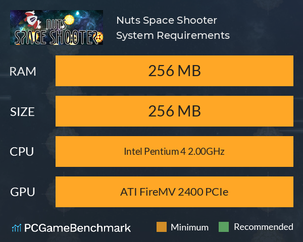 Nuts Space Shooter System Requirements PC Graph - Can I Run Nuts Space Shooter Nuts Space Shooter System Requirements PC Graph - Can I Run Nuts Space Shooter