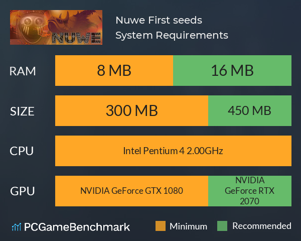 Nuwe: First seeds System Requirements PC Graph - Can I Run Nuwe: First seeds Nuwe: First seeds System Requirements PC Graph - Can I Run Nuwe: First seeds