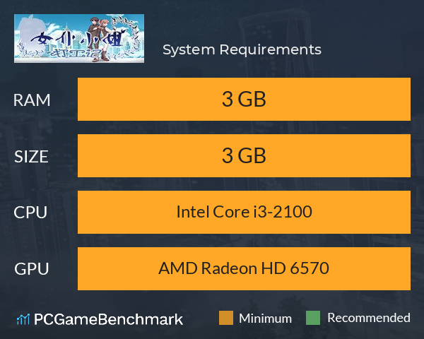 女仆小姐打工记 System Requirements PC Graph - Can I Run 女仆小姐打工记 女仆小姐打工记 System Requirements PC Graph - Can I Run 女仆小姐打工记