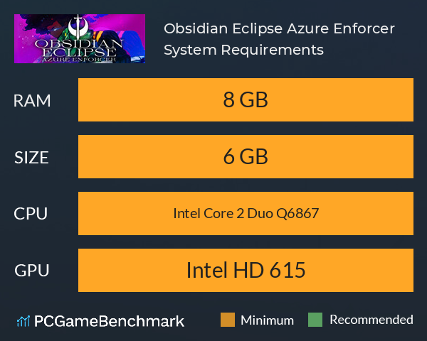 Obsidian Eclipse: Azure Enforcer System Requirements PC Graph - Can I Run Obsidian Eclipse: Azure Enforcer Obsidian Eclipse: Azure Enforcer System Requirements PC Graph - Can I Run Obsidian Eclipse: Azure Enforcer