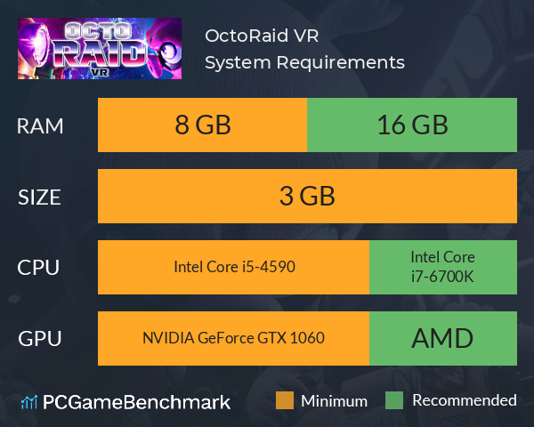 OctoRaid VR System Requirements PC Graph - Can I Run OctoRaid VR OctoRaid VR System Requirements PC Graph - Can I Run OctoRaid VR