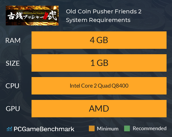 Old Coin Pusher Friends 2 System Requirements PC Graph - Can I Run Old Coin Pusher Friends 2 Old Coin Pusher Friends 2 System Requirements PC Graph - Can I Run Old Coin Pusher Friends 2