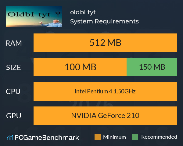 oldbI tyt ? System Requirements PC Graph - Can I Run oldbI tyt ?