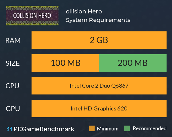 Сollision Hero System Requirements PC Graph - Can I Run Сollision Hero