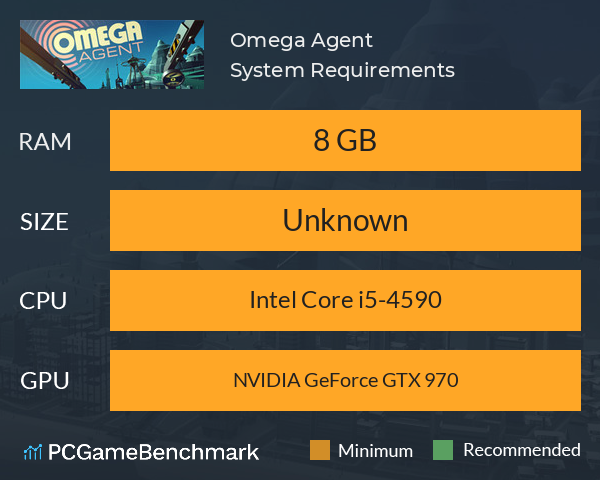 Omega Agent System Requirements PC Graph - Can I Run Omega Agent Omega Agent System Requirements PC Graph - Can I Run Omega Agent
