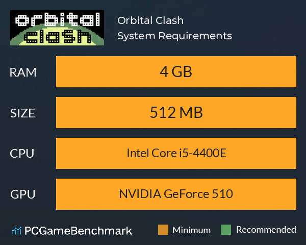 Orbital Clash System Requirements PC Graph - Can I Run Orbital Clash Orbital Clash System Requirements PC Graph - Can I Run Orbital Clash