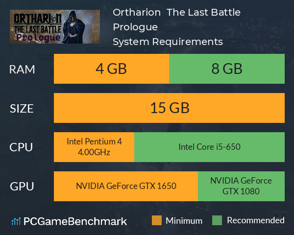 Ortharion : The Last Battle Prologue System Requirements PC Graph - Can I Run Ortharion : The Last Battle Prologue Ortharion : The Last Battle Prologue System Requirements PC Graph - Can I Run Ortharion : The Last Battle Prologue