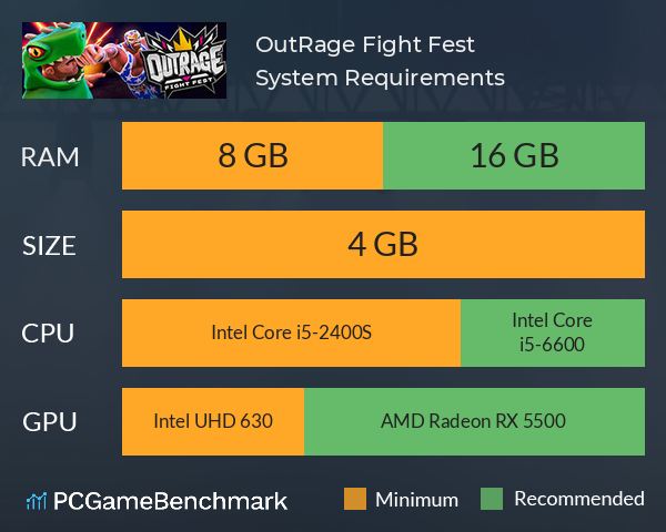 OutRage: Fight Fest System Requirements PC Graph - Can I Run OutRage: Fight Fest OutRage: Fight Fest System Requirements PC Graph - Can I Run OutRage: Fight Fest