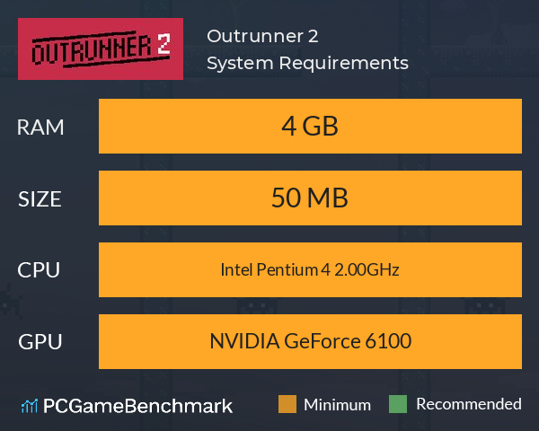 Outrunner 2 System Requirements PC Graph - Can I Run Outrunner 2