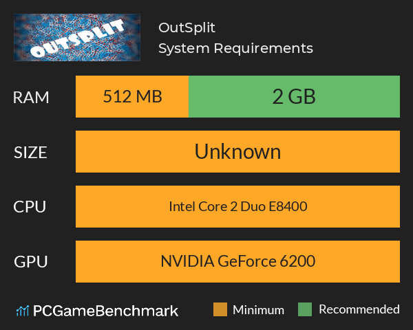 OutSplit System Requirements PC Graph - Can I Run OutSplit OutSplit System Requirements PC Graph - Can I Run OutSplit