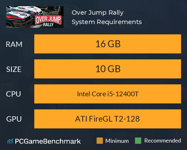 Over Jump Rally System Requirements PC Graph - Can I Run Over Jump Rally Over Jump Rally System Requirements PC Graph - Can I Run Over Jump Rally