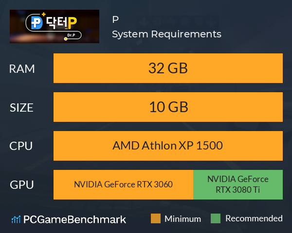 닥터 P System Requirements PC Graph - Can I Run 닥터 P 닥터 P System Requirements PC Graph - Can I Run 닥터 P