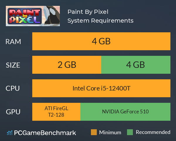 Paint By Pixel System Requirements PC Graph - Can I Run Paint By Pixel Paint By Pixel System Requirements PC Graph - Can I Run Paint By Pixel