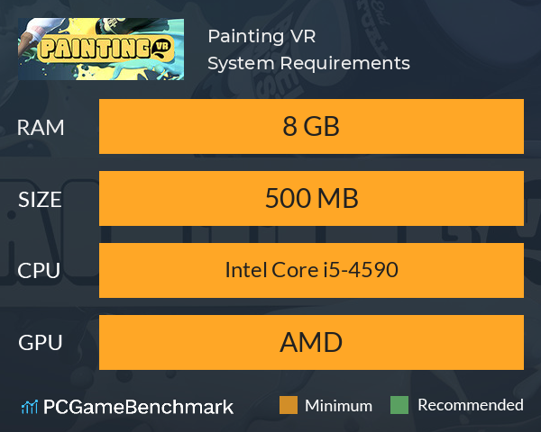 Painting VR System Requirements PC Graph - Can I Run Painting VR