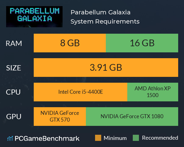 Parabellum Galaxia System Requirements PC Graph - Can I Run Parabellum Galaxia Parabellum Galaxia System Requirements PC Graph - Can I Run Parabellum Galaxia