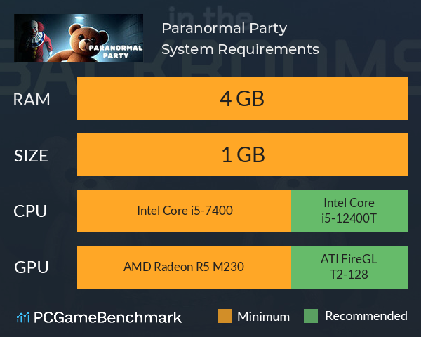 Paranormal Party System Requirements PC Graph - Can I Run Paranormal Party Paranormal Party System Requirements PC Graph - Can I Run Paranormal Party