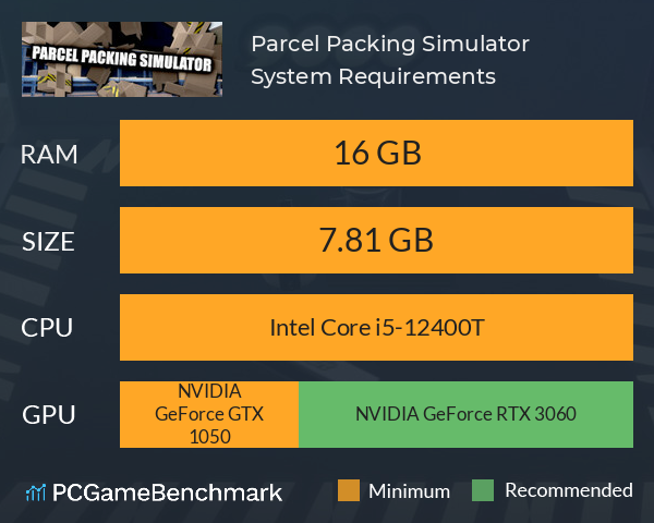 Parcel Packing Simulator System Requirements PC Graph - Can I Run Parcel Packing Simulator Parcel Packing Simulator System Requirements PC Graph - Can I Run Parcel Packing Simulator
