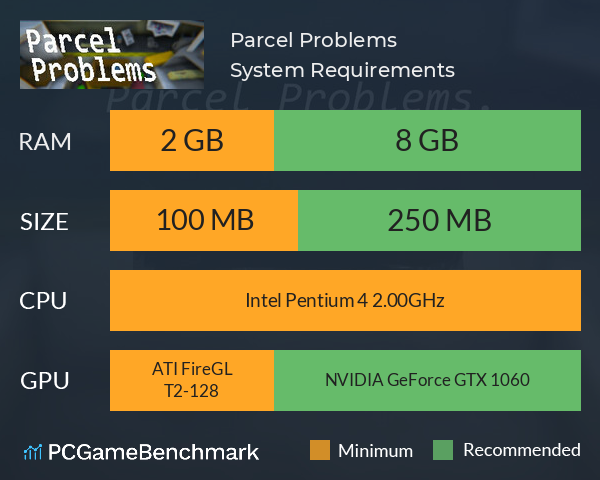 Parcel Problems System Requirements PC Graph - Can I Run Parcel Problems Parcel Problems System Requirements PC Graph - Can I Run Parcel Problems