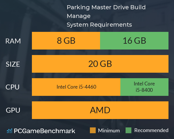 Parking Master: Drive, Build, Manage System Requirements PC Graph - Can I Run Parking Master: Drive, Build, Manage Parking Master: Drive, Build, Manage System Requirements PC Graph - Can I Run Parking Master: Drive, Build, Manage