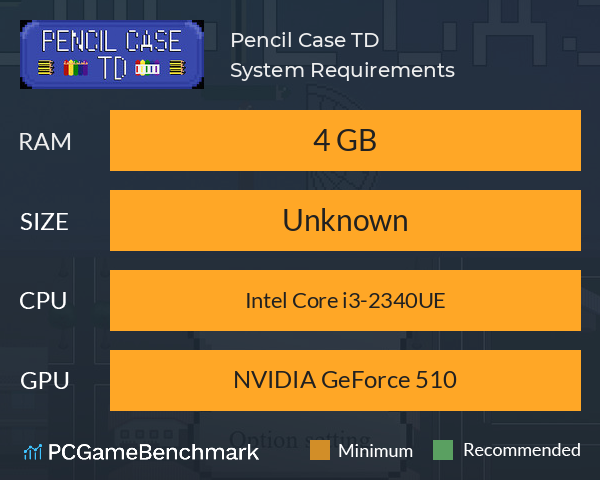 Pencil Case TD System Requirements PC Graph - Can I Run Pencil Case TD Pencil Case TD System Requirements PC Graph - Can I Run Pencil Case TD
