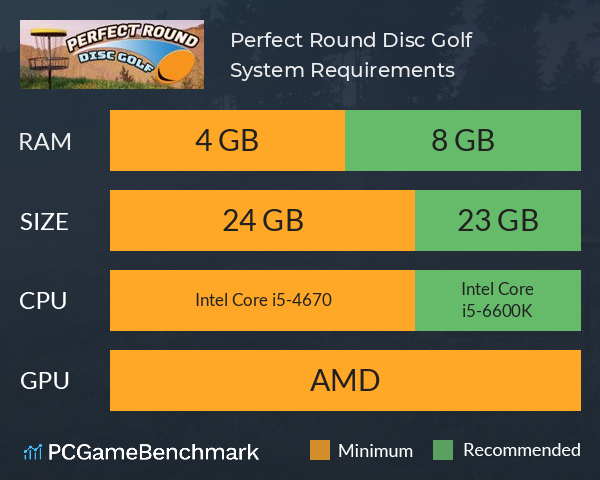 Perfect Round Disc Golf System Requirements PC Graph - Can I Run Perfect Round Disc Golf