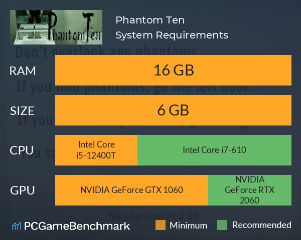 Phantom Ten System Requirements PC Graph - Can I Run Phantom Ten Phantom Ten System Requirements PC Graph - Can I Run Phantom Ten