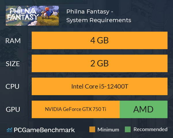 Philna Fantasy - 菲尔纳传说 System Requirements PC Graph - Can I Run Philna Fantasy - 菲尔纳传说 Philna Fantasy - 菲尔纳传说 System Requirements PC Graph - Can I Run Philna Fantasy - 菲尔纳传说
