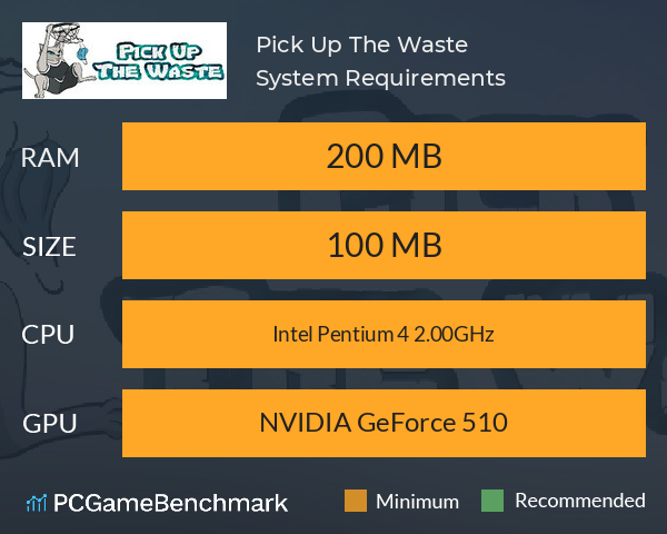 Pick Up The Waste System Requirements PC Graph - Can I Run Pick Up The Waste