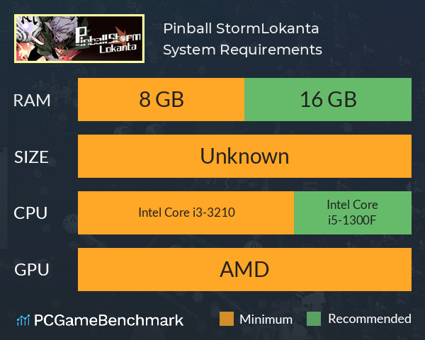 Pinball Storm:Lokanta System Requirements PC Graph - Can I Run Pinball Storm:Lokanta Pinball Storm:Lokanta System Requirements PC Graph - Can I Run Pinball Storm:Lokanta