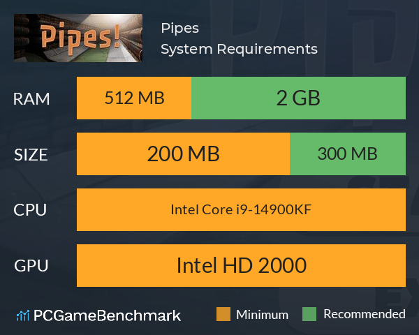 Pipes! System Requirements PC Graph - Can I Run Pipes! Pipes! System Requirements PC Graph - Can I Run Pipes!
