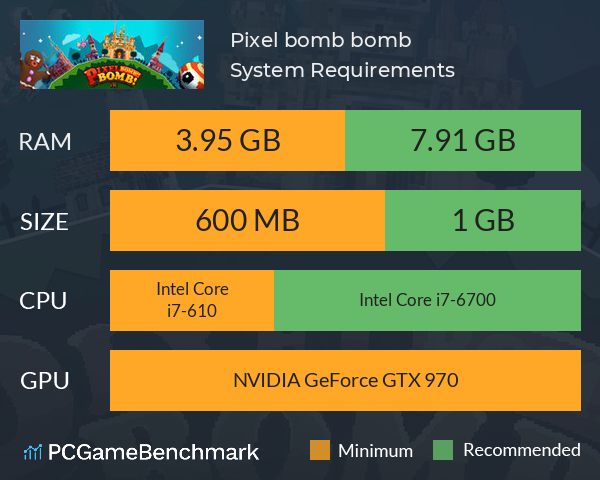 Pixel bomb! bomb!! System Requirements PC Graph - Can I Run Pixel bomb! bomb!! Pixel bomb! bomb!! System Requirements PC Graph - Can I Run Pixel bomb! bomb!!