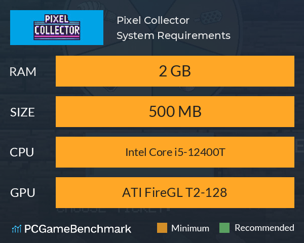 Pixel Collector System Requirements PC Graph - Can I Run Pixel Collector Pixel Collector System Requirements PC Graph - Can I Run Pixel Collector